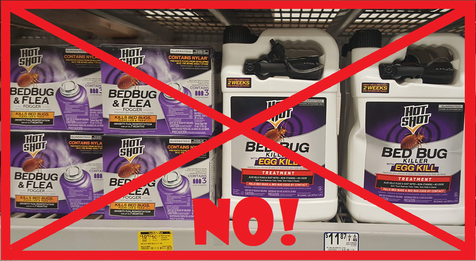 Florida Pest Control - Bed bug chemicals from Walmart won’t help you and neither will bed bug pesticides at Home Depot.  Bed bug treatments from Lowes fail to control the infestation.